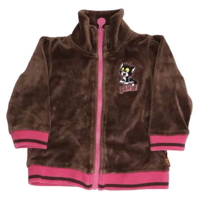 Kardigan (Hnědá, Růžová) od Bamse by Lindex Bavlna, Polyester
