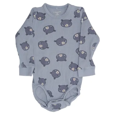 Body (Blue) from Polarn O. Pyret Elastane, Organic cotton