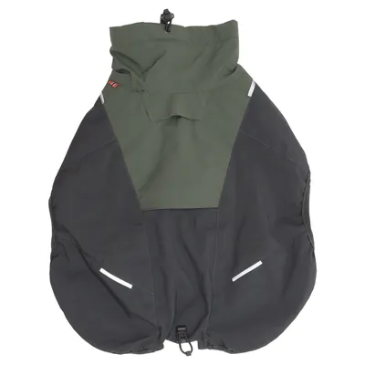 Dog coat (Green, Gray) from Ulvang Merino wool, Polyamide, Polyester