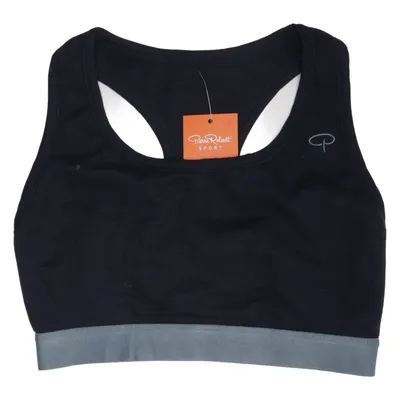 Sports bra (Blue, Gray) from Pierre Robert Merino wool, Recycled polyester