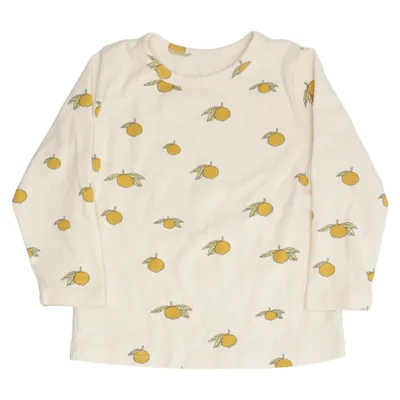 Langarmshirt (Beige) von Beau Loves Baumwolle, Elasthan