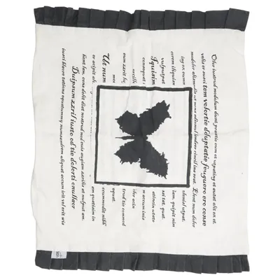 Coussin décoratif (Blanc, Noir) de Zbh Coton