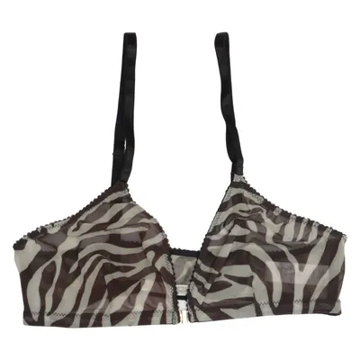 Bralette (Zwart, Beige) van Underprotection Elastaan, Gerecycled polyester