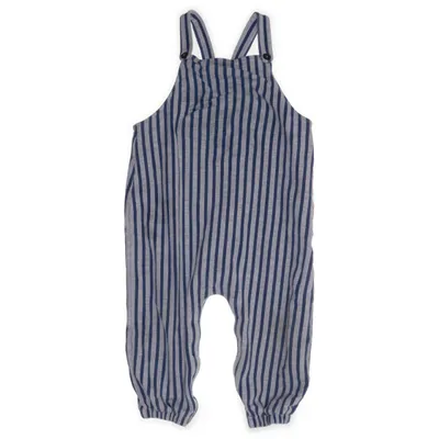 Hängselbyxor (Blå, Grå) från Minimarket Bomull, Elastan, Viskos