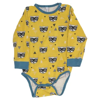 Body (Jaune, Bleu, Noir, Blanc) de Maxomorra Coton, Élasthane