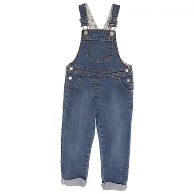 Tuinbroek (Blauw, Meerkleurig) van Mini Boden Katoen, Elastaan