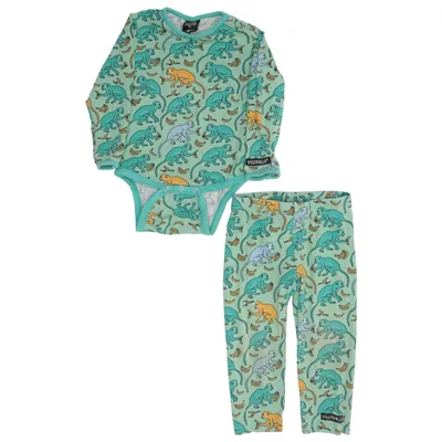 Set (Green, Multicolored) from Villervalla Elastane, Organic cotton