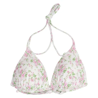 Bikini top (White, Pink, Green) from Bik Bok Swimwear Elastane, Recycled polyester