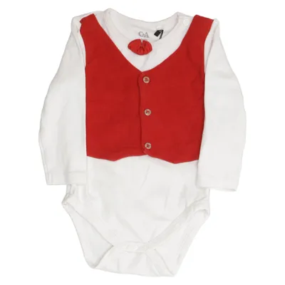 Romper (Rood, Wit) van Baby C&A Katoen