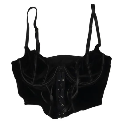 Bustier (Svart) från Romwe Elastan, Polyester