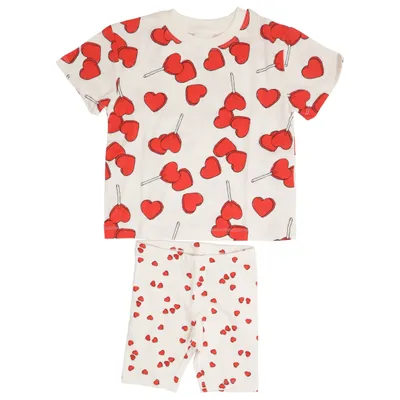 Set (Beige, Multicolored) from H&M Cotton, Elastane