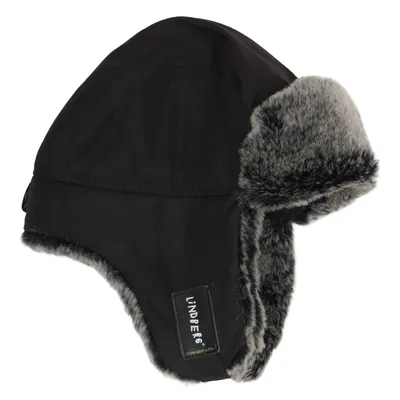 Trapper hat (Black, Gray) from Lindberg Faux fur, Polyamide, Polyester