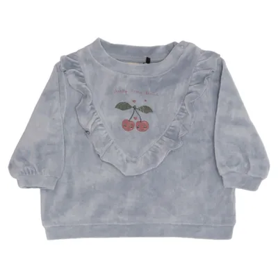 Sweatshirt (Blå) fra Konges Sløjd Økologisk bomuld, Genanvendt polyester