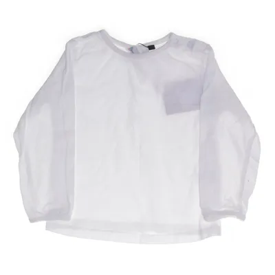 Långärmad t-shirt (Vit) från Topomini Bomull