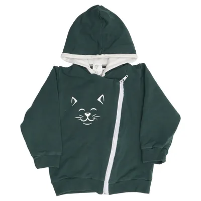 Capuchon sweater (Groen) van Newbaby Katoen, Elastaan