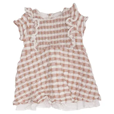 Klänning (NMFINGA SS DRESS LIL) från L Atelier Bomull, Viskos