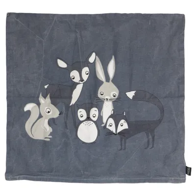 Housse de coussin (Bleu) de Eight Mood Coton