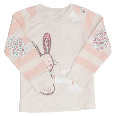 Sweatshirt (Beige, Roze) van Young Dimension Katoen, Polyester