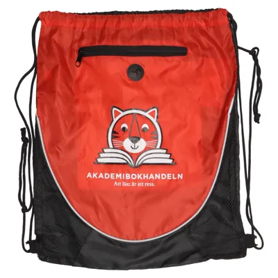 Sporttas (Rood, Zwart) van Akademibokhandeln Polyester