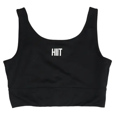 Sports bra (Black) from Hiit Elastane, Polyester