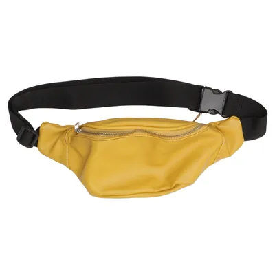 Waist bag (Yellow, Black) from Saint Sulpice Polyester, Polyurethane