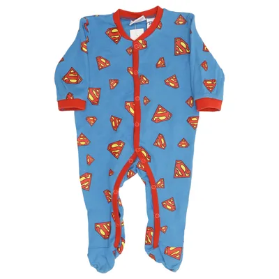Sparkdräkt (Blå, Röd, Gul) från Superman