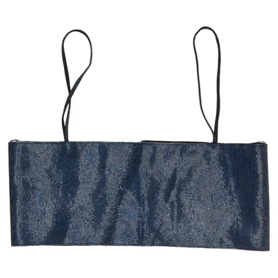 Crop top (Blauw) van Subdued Polyester