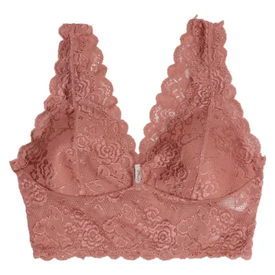 Bralette (Pink) from ONLY Cotton, Elastane, Polyamide