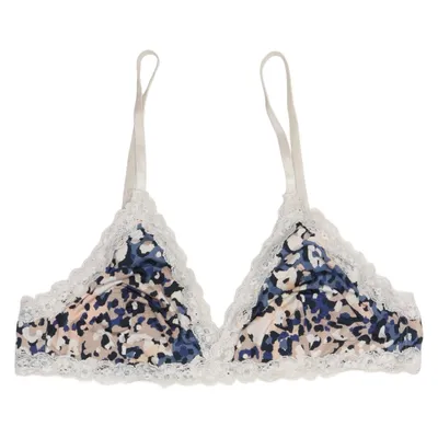 Bralette (Blauw, Beige, Meerkleurig) van Monki Elastaan, Polyamide
