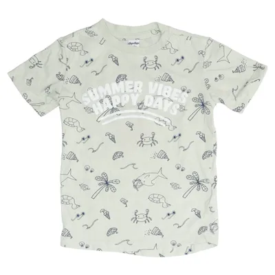 T-shirt (Groen, Wit) van Dopo Dopo Baby Katoen