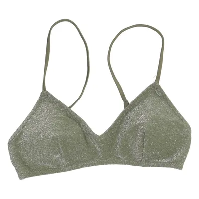 Haut de bikini (Vert) de Undiz Élasthane, Fibre métallique, Polyester