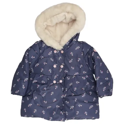 Winter jacket (Blue, Beige) from Obaïbi Polyester
