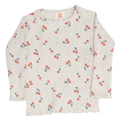 T-shirt à manches longues (Beige, Rouge, Vert) de Hema Élasthane, Coton biologique