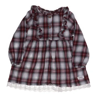 Klänning (Röd, Vit, Grå) från Newbie by KappAhl Bomull