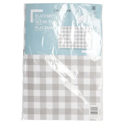 Placemat (Gray, White) from Crofton
