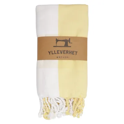 Handduk (RTH-GUL) från Ylleverket Polyester, Återvunnen bomull