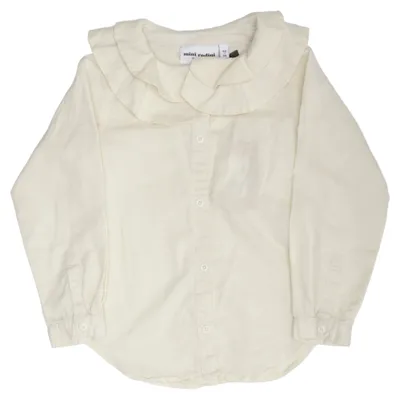 Skjorta (Beige) från Mini Rodini Hampa, Ekologisk bomull, Återvunnen polyester