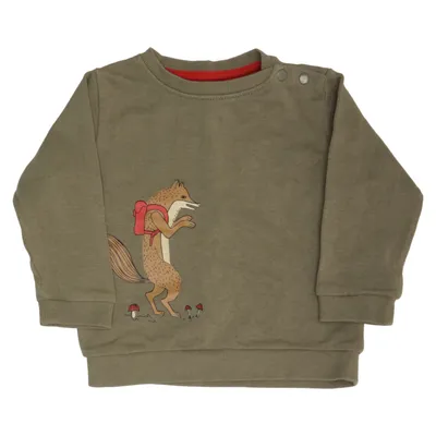 Sweatshirt (Vert) de Mini a Ture Coton biologique, Polyester