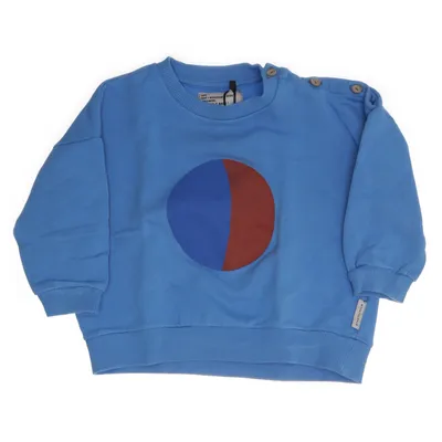 Sweatshirt (Blå, Brun) fra Piupiuchick Økologisk bomuld
