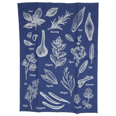 Torchon de cuisine (Bleu) de Santa Maria Coton
