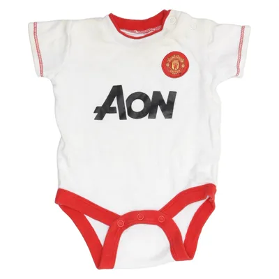 Body (White, Red, Black) from Manchester United Cotton, Elastane
