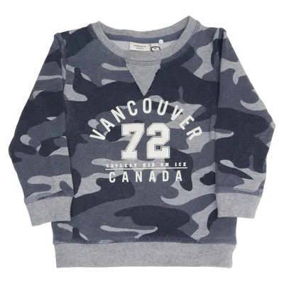 Sweatshirt (Blå, Grå) fra Name It Minimize Bomuld, Elastan