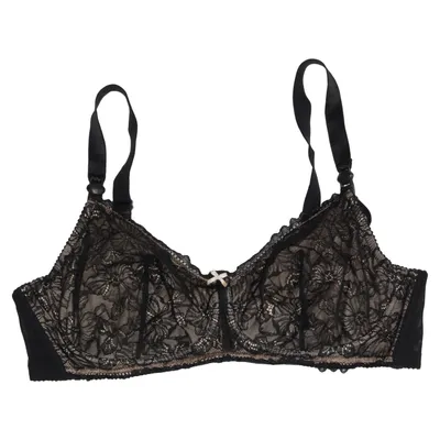 Bra (Black, Beige) from Cache Coeur Cotton, Elastane, Polyamide