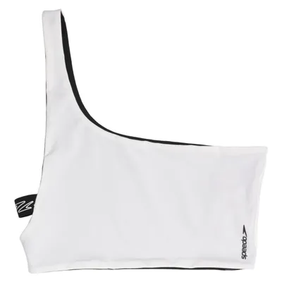 Sports bra (White, Black) from Speedo Elastane, Recycled polyester