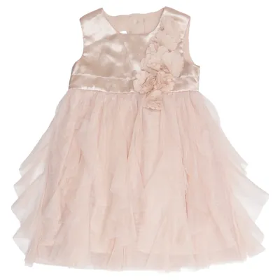 Robe de fille de fleur (Beige) de George Polyester
