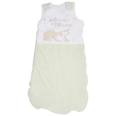 Swaddle sack (Green, White) from Herding Cotton, Polyester