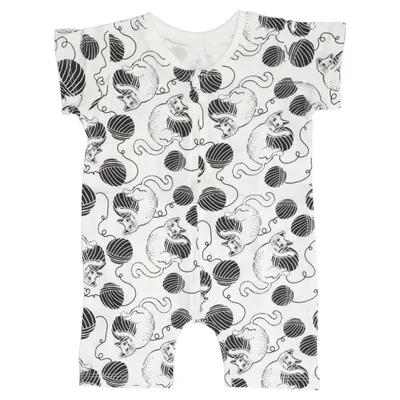 Rompers (White, Black) from Libero