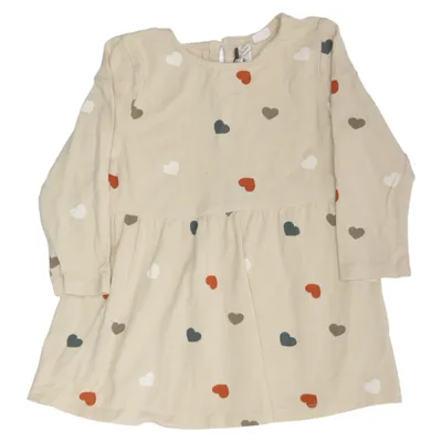 Klänning (Beige, Flerfärgad) från Minimarket Bomull, Elastan