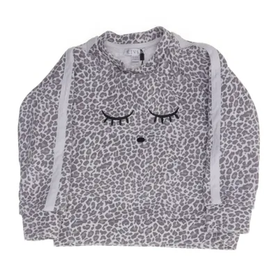 Collegetröja (Grå, Vit) från Livly Bomull