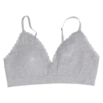 Bralette (Grå) från H&M Bomull, Polyamid, Elastan
